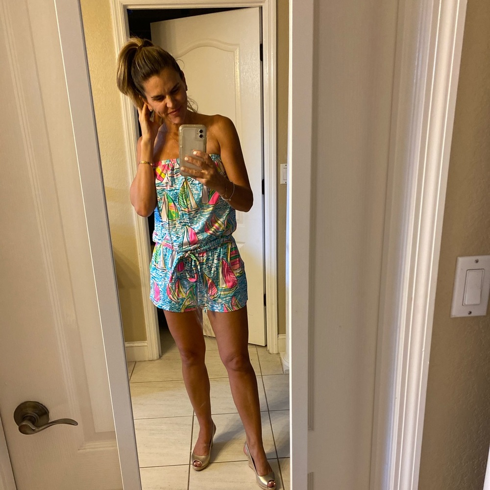 Strapless Lilly Pulitzer size medium romper